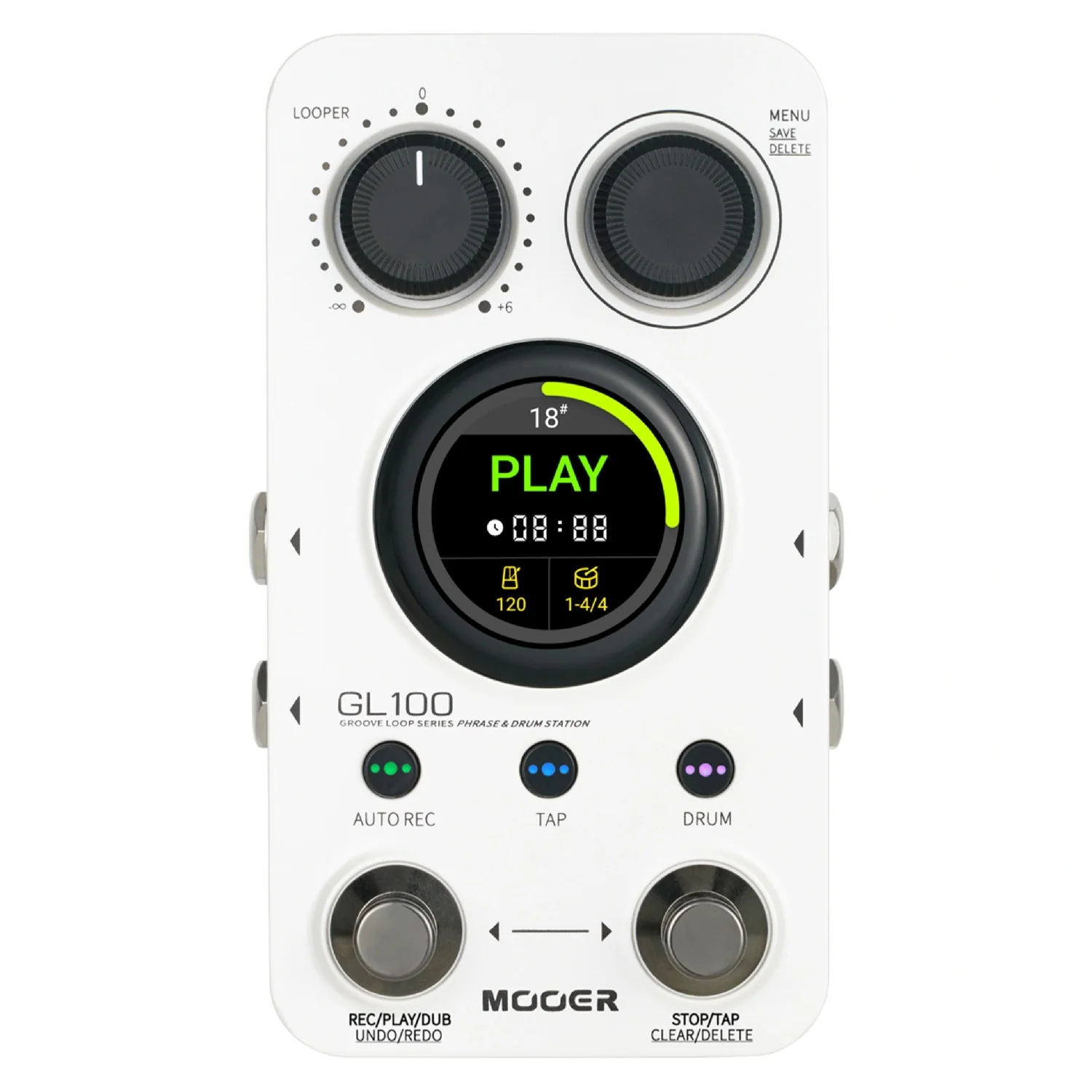 Mooer GL100 Groove Loop Series Phrase & Drum Station Effect Pedal