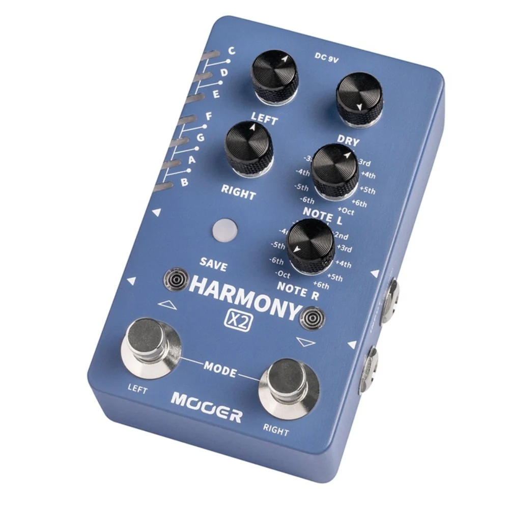 Mooer Harmony X2 Dual Footswitch Dual Channel Effect Pedal - Image 6