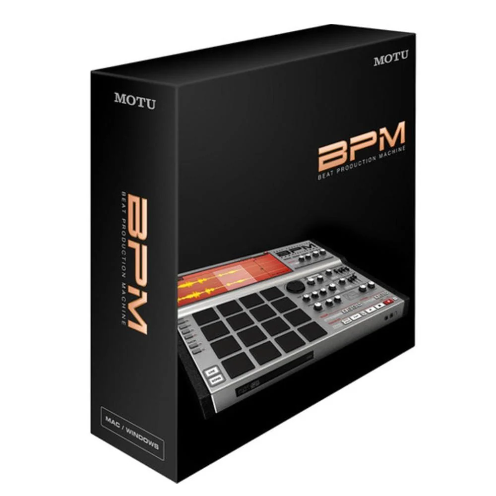 MOTU BPM 1.5 Advanced Urban Rhythm Virtual Instrument
