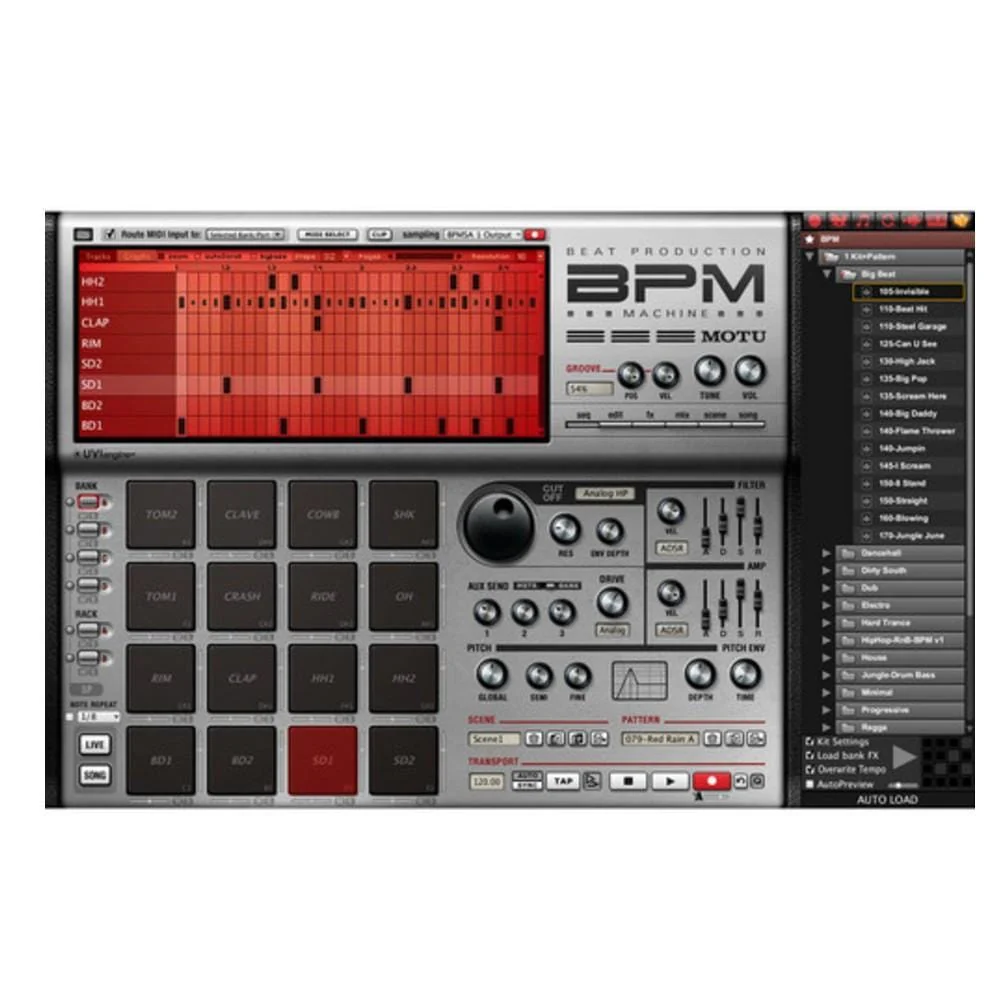 MOTU BPM 1.5 Advanced Urban Rhythm Virtual Instrument - Image 2