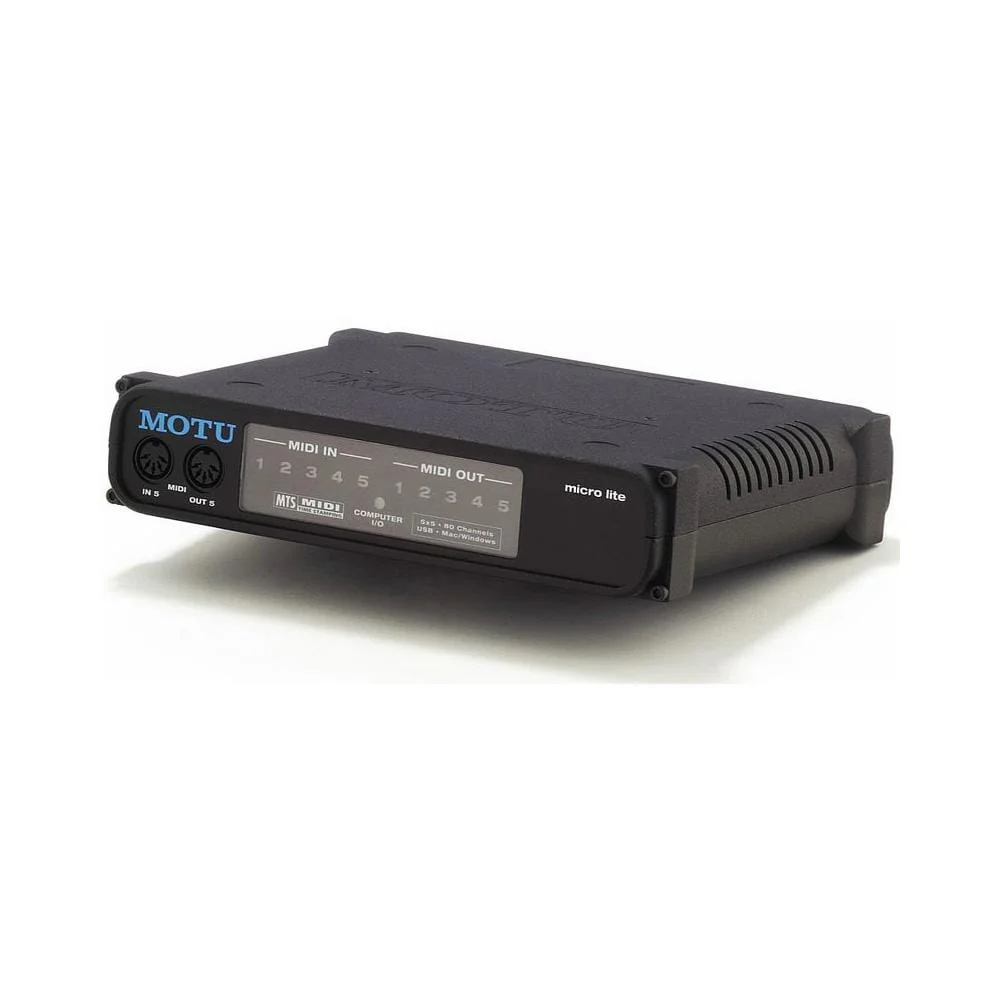 Motu Micro lite 5x5 Expandable Usb Midi Interface