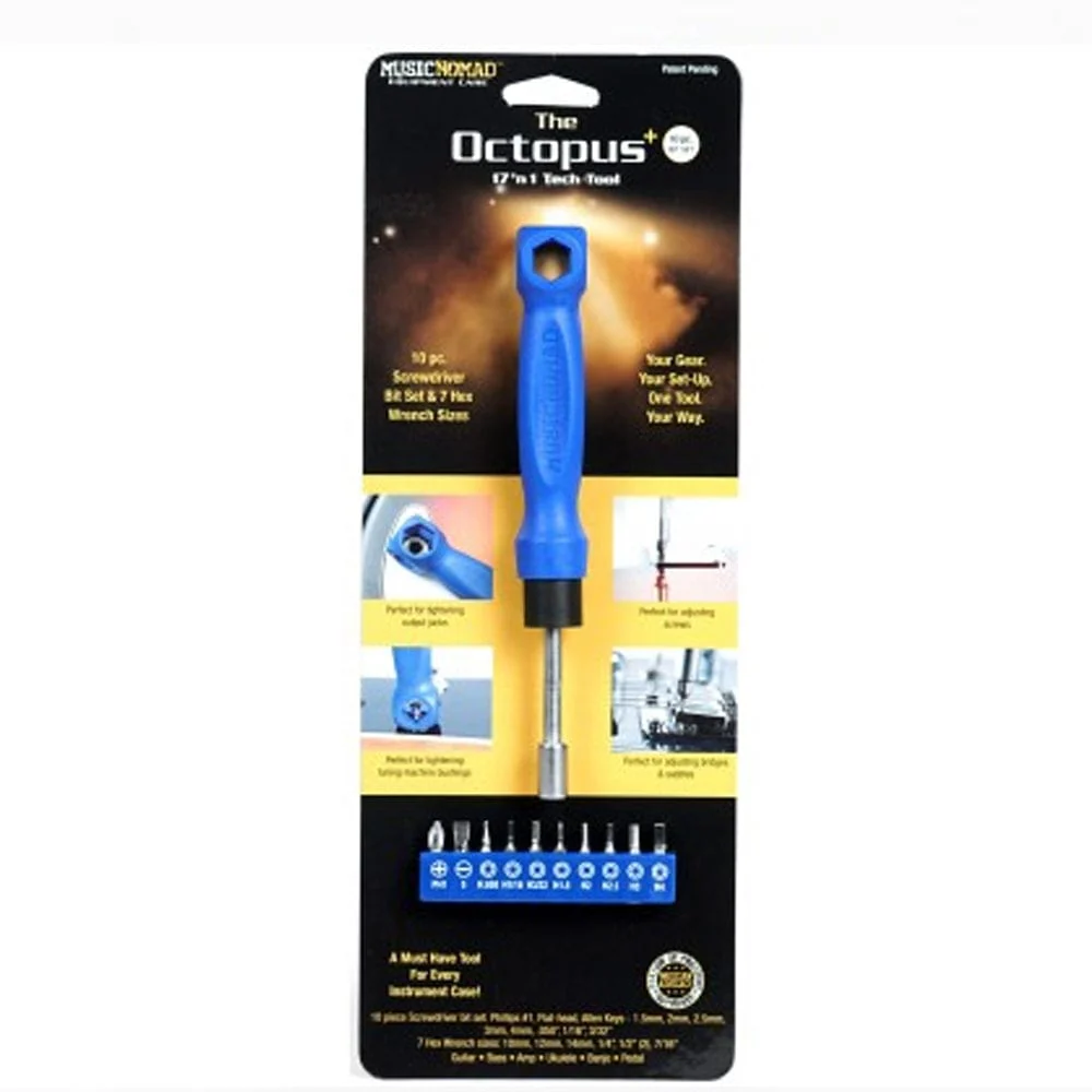 Music Nomad MN228 The Octopus Premium Guitar 17 in 1 Tech Tool