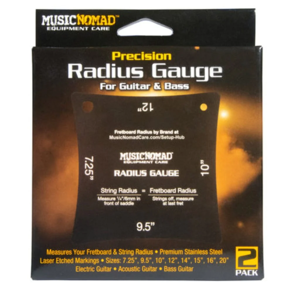 Music Nomad MN603 Precision Radius Gauge Set - Pack of 2 - Image 5