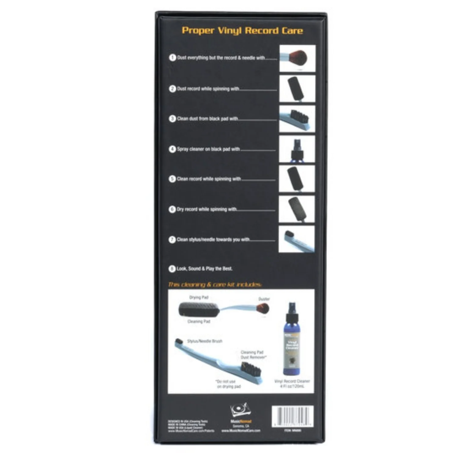 Music Nomad MN890 6 in 1 Vinyl Record Cleanig & Care Kit - Image 4