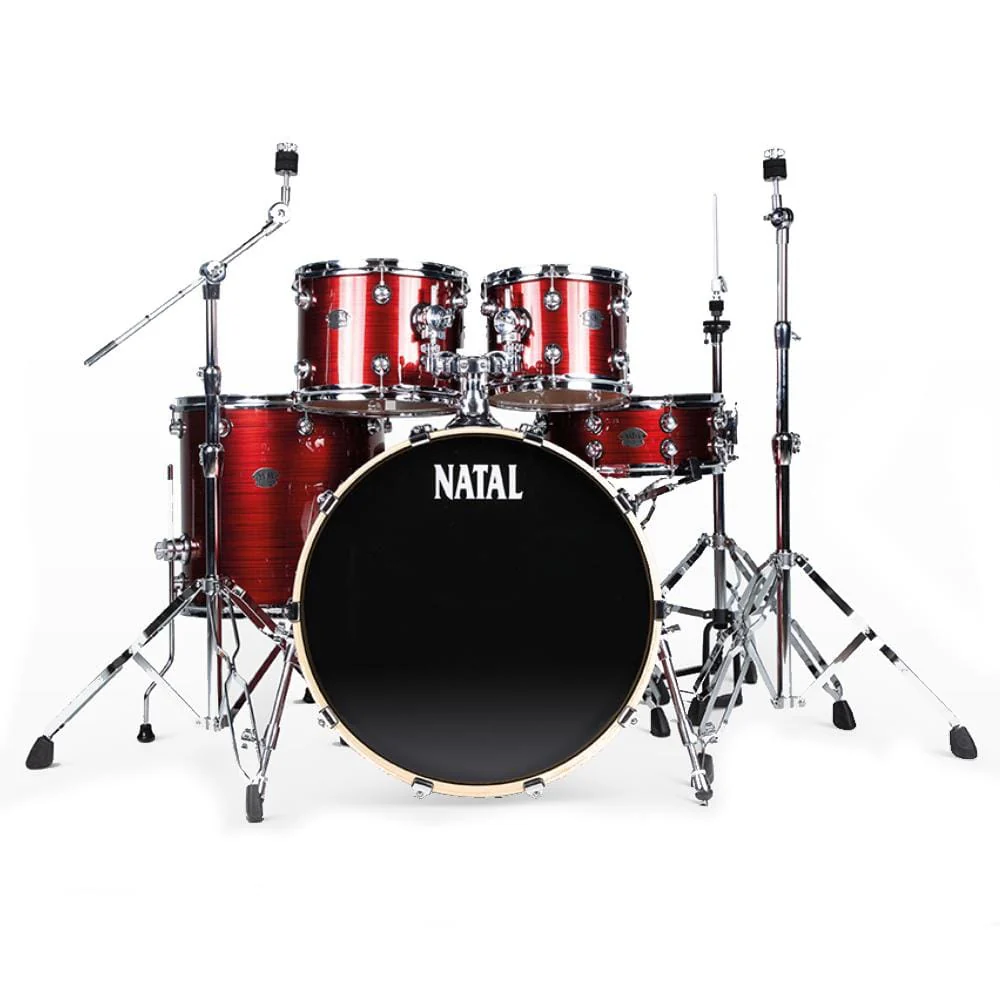 Natal Arcadia Birch Series F20 5 Piece Shell Pack Acoustic Drum Kit With Hardware - Image 8