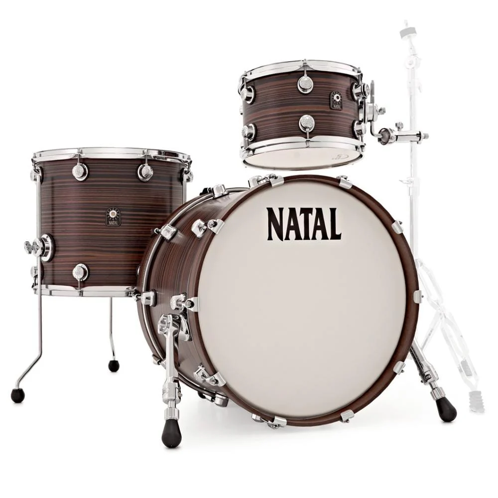 Natal Cafe Racer Series T20 3 Piece Shell Pack Acoustic Drum Kit - Image 5