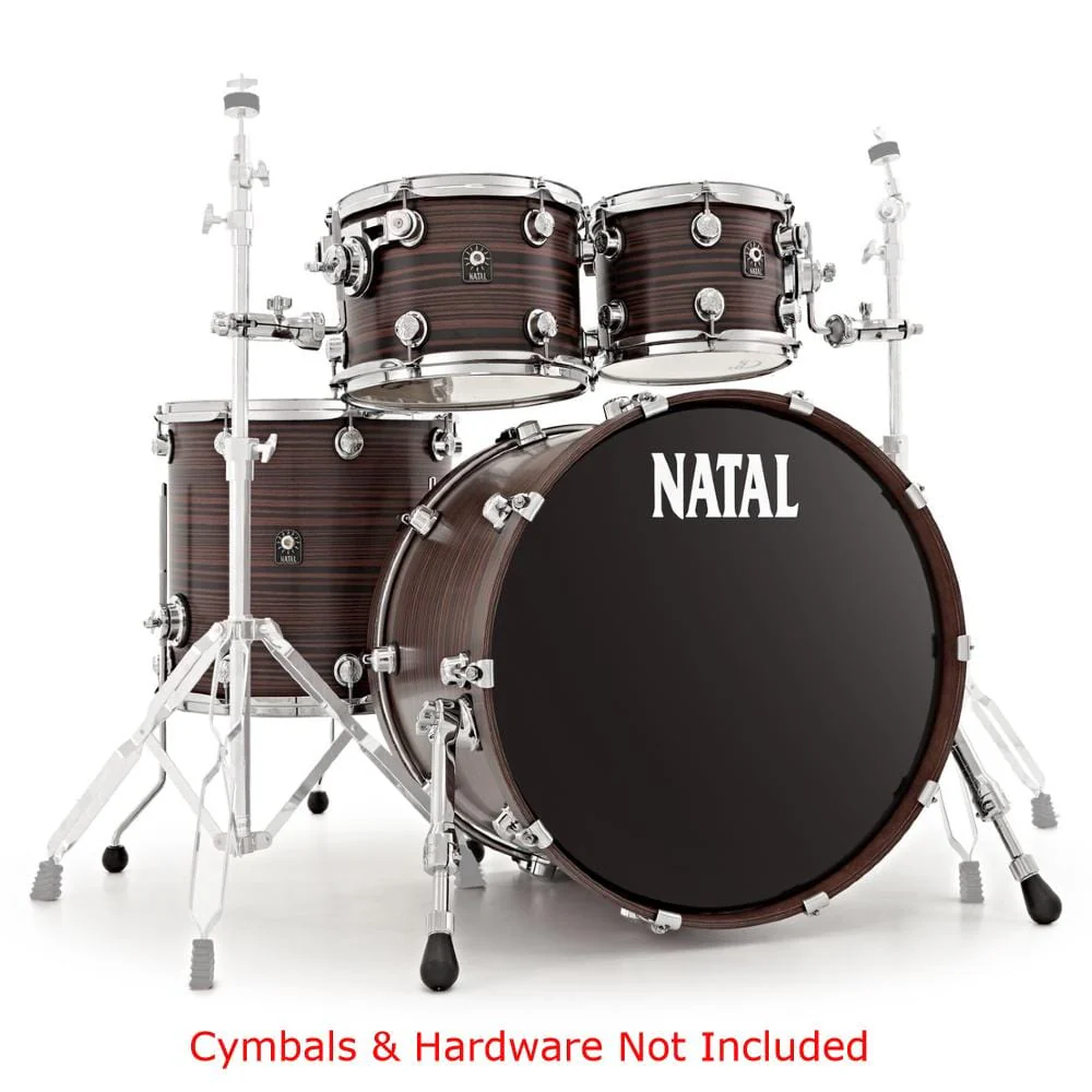 Natal Cafe Racer Series UF22 4 Piece Shell Pack Acoustic Drum Kit - Image 4