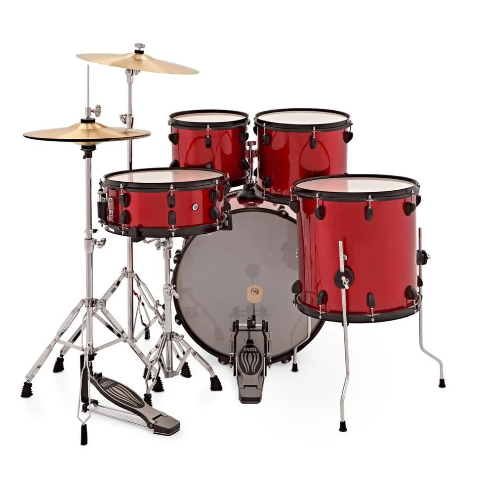 Natal K-EVB-F20 Evolution Fusion 5-Piece Acoustic Drum Kit with Hardware & Cymbals - Image 9