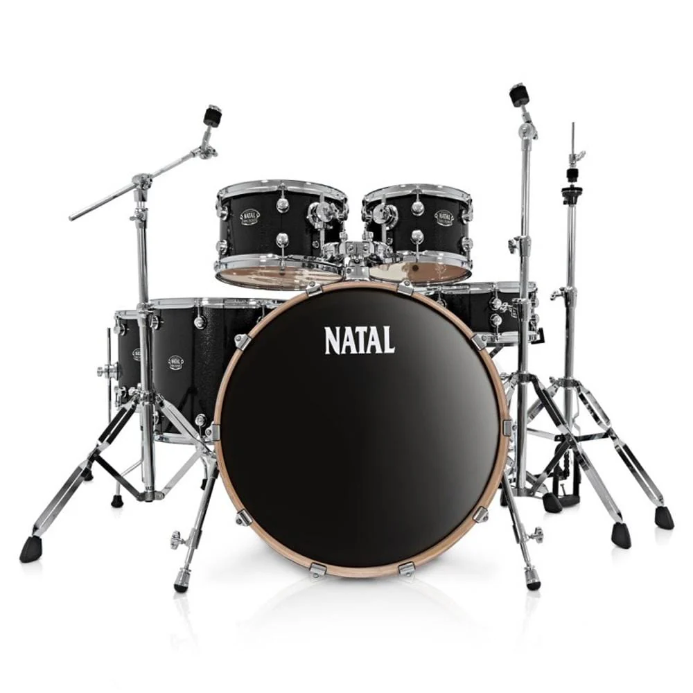 Natal KAR-F20 Arcadia Series Fusion 20 5-Piece Shell Pack Acoustic Drum Kit with Hardware & Stands