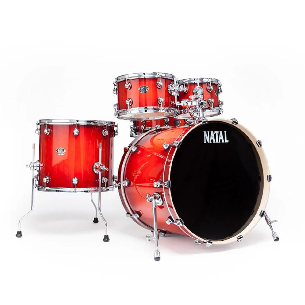 Natal KAR-UFX Arcadia Series 5-Piece Acoustic Drum Kit with Hardware - Image 2