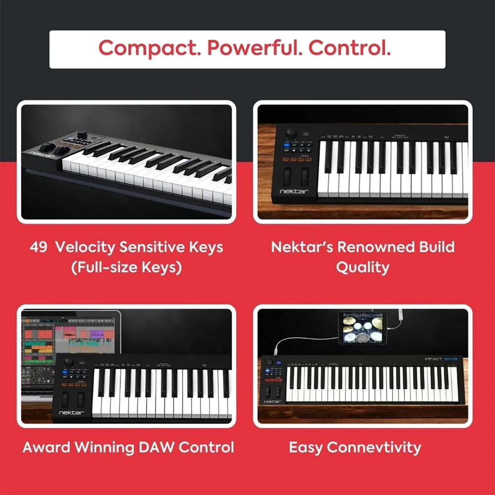 Nektar Impact GX-49 Midi Keyboard - Image 5