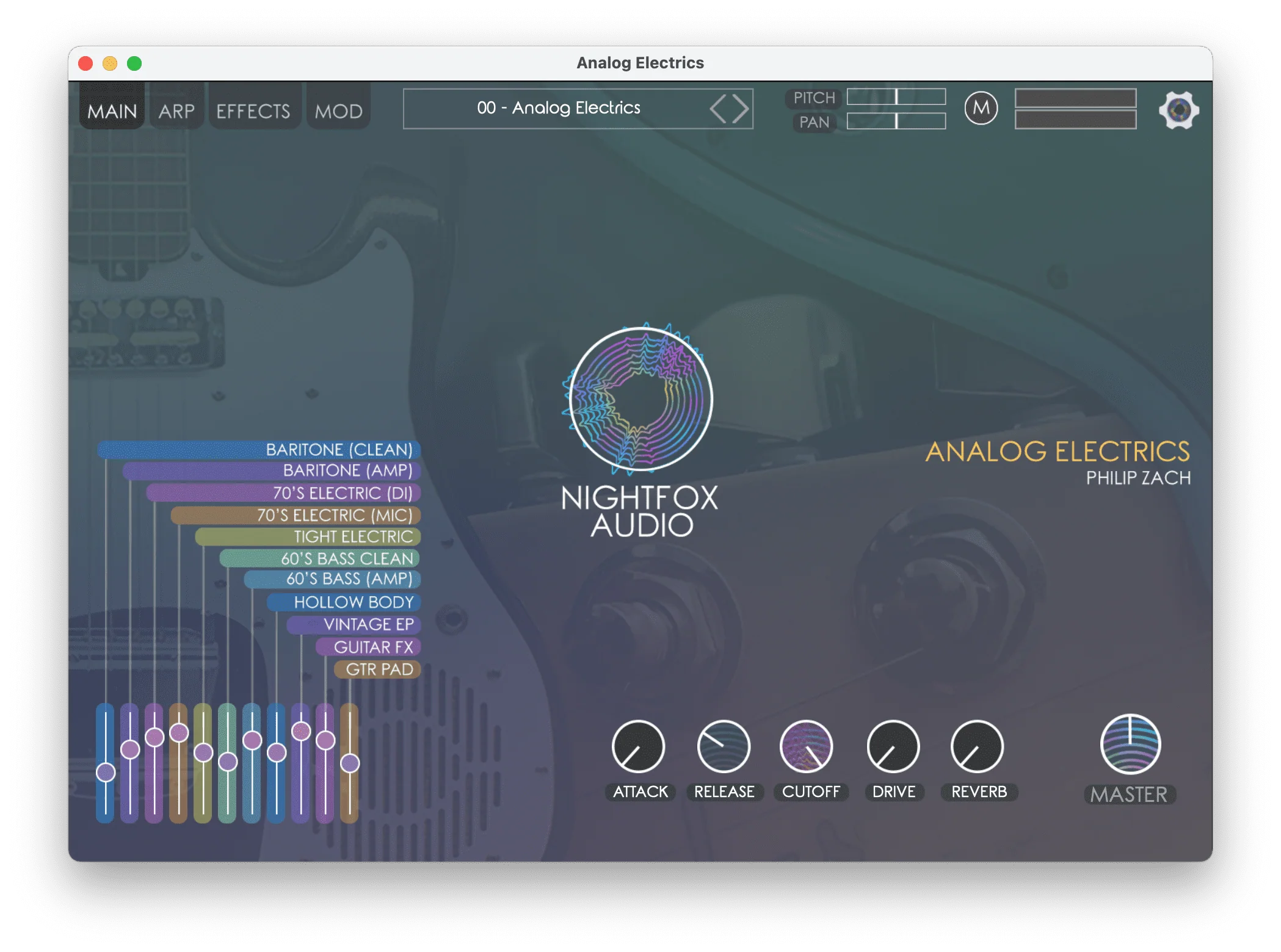 Nightfox Analog Electrics: Analog Synthesizer Bundle – Professional Audio Software & Plugin