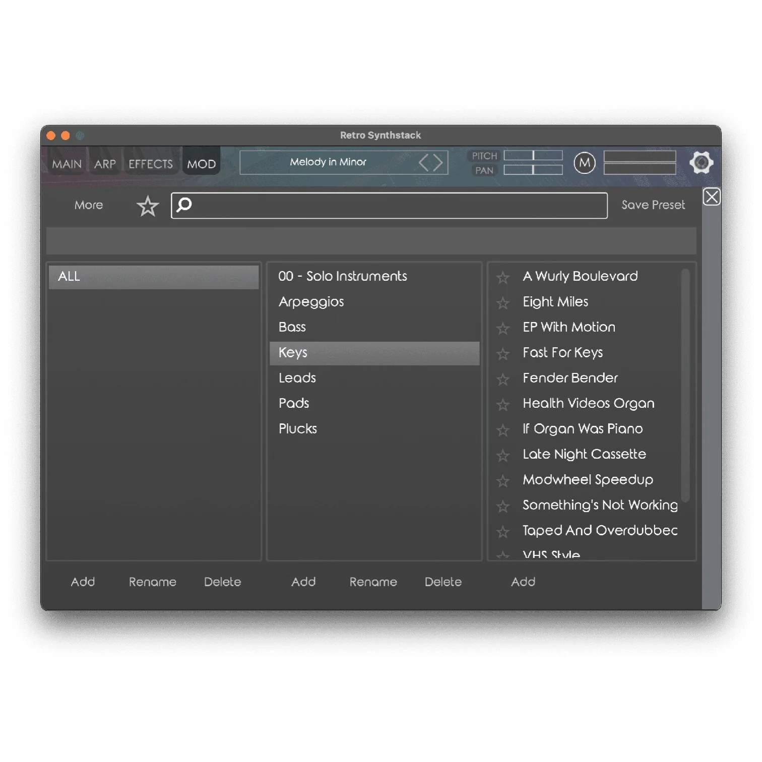Nightfox Audio Retro Synthstack Virtual Instrument – Professional Audio Software & Plugin - Image 3