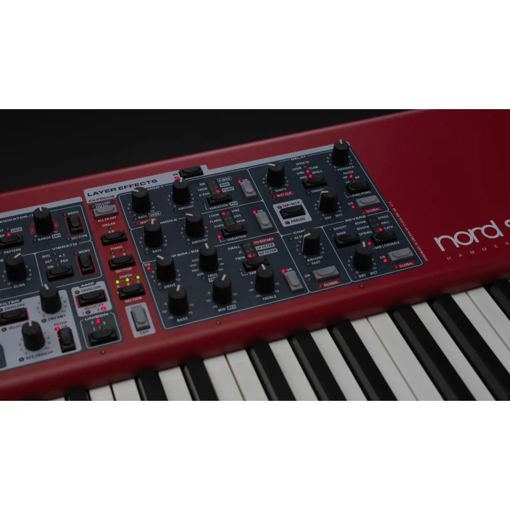 Nord Stage 4 Stage Piano with Fully Weighted Triple Sensor Keybed - Image 8