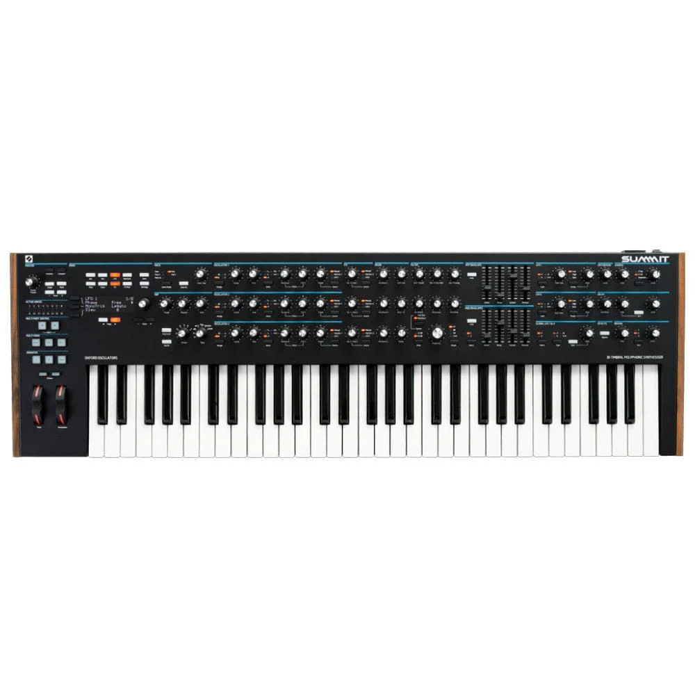 Novation Summit Flagship Two Part 16 Voice 61 Key Polyphonic Synthesiser