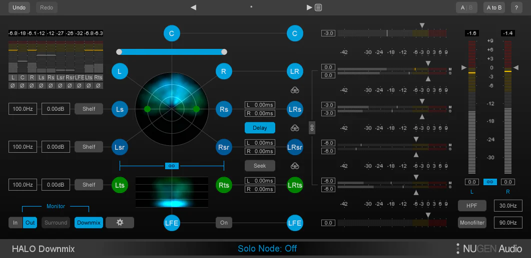 NUGEN Halo Downmix w 3D extension Downmixing Plugin - Image 3