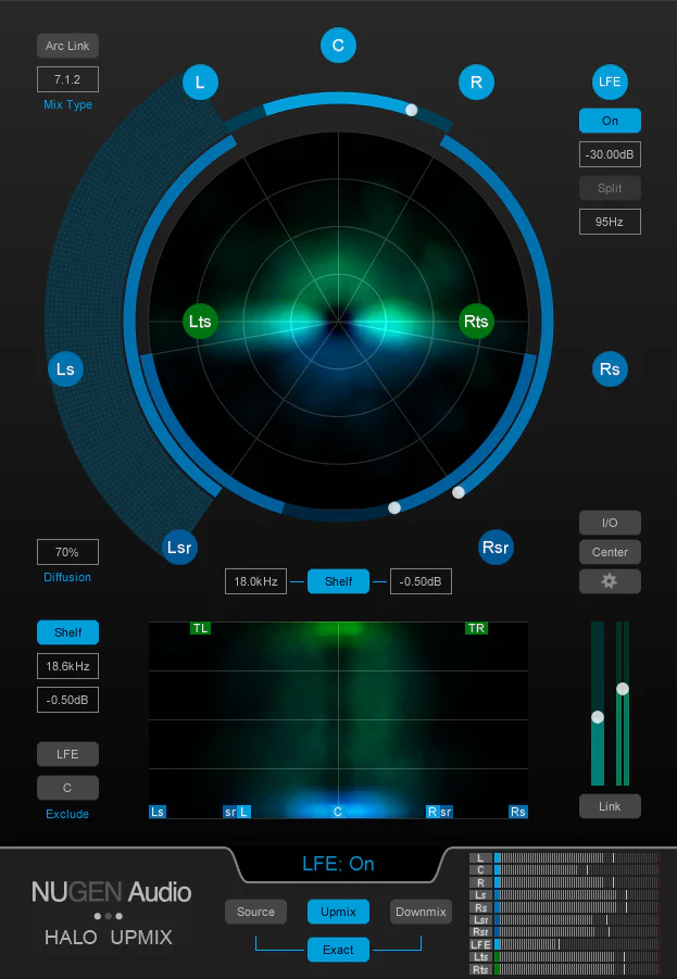 NUGEN Halo Upmix 3D Stereo-to-Surround Upmixing Plugin - Image 4
