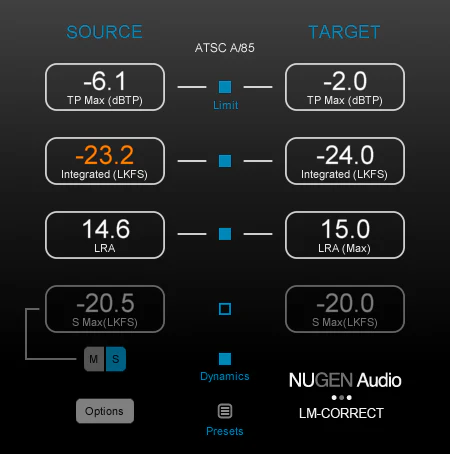 NUGEN LM-Correct UPG: Upgrade to LM-Correct – Professional Audio Software & Plugin - Image 2