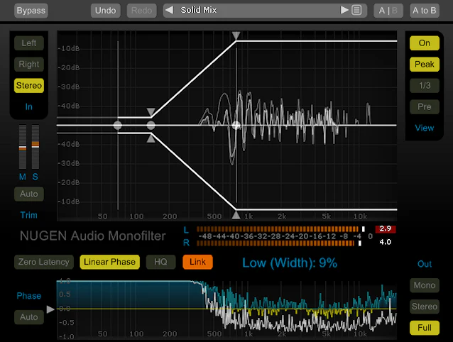 NUGEN Monofilter > Monofilter V4 UPG: Upgrade to Monofilter V4 – Professional Audio Software & Plugin