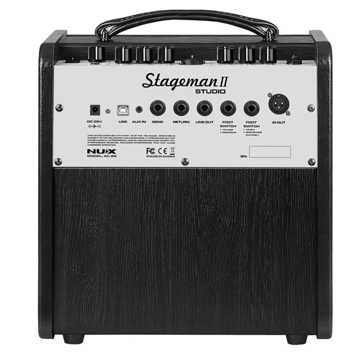 Nux AC-60 Stageman II Acoustic Guitar Amplifier - Image 4