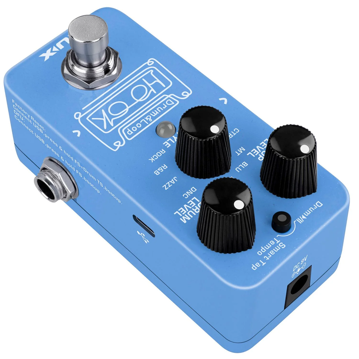 Nux NDL-3 Hook Mini Looper with Phones Out - Image 4