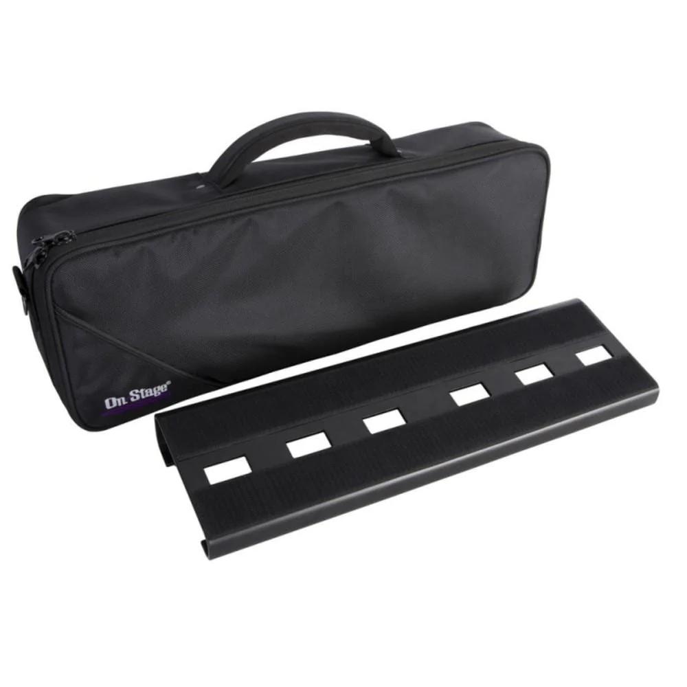 On-Stage GPB2000 Compact Pedal Board With Gig Bag - Black