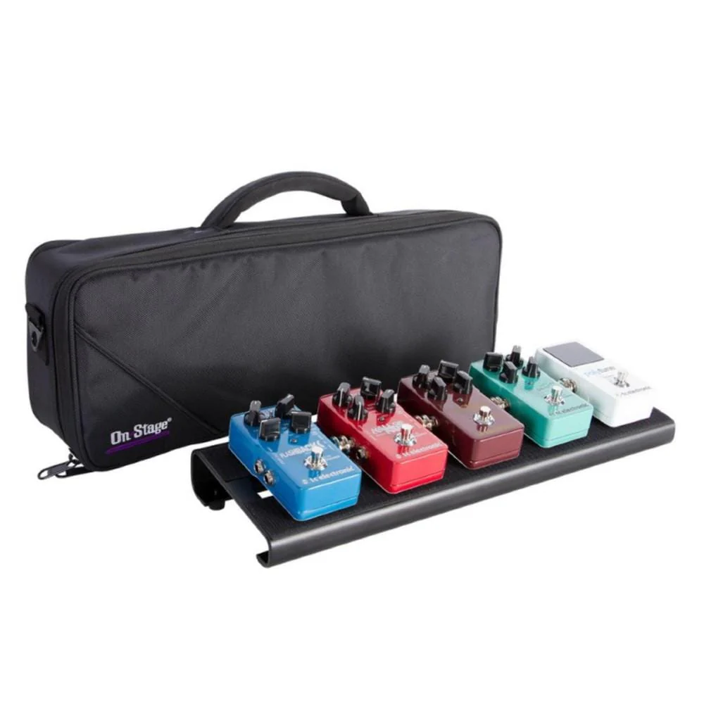 On-Stage GPB2000 Compact Pedal Board With Gig Bag - Black - Image 3