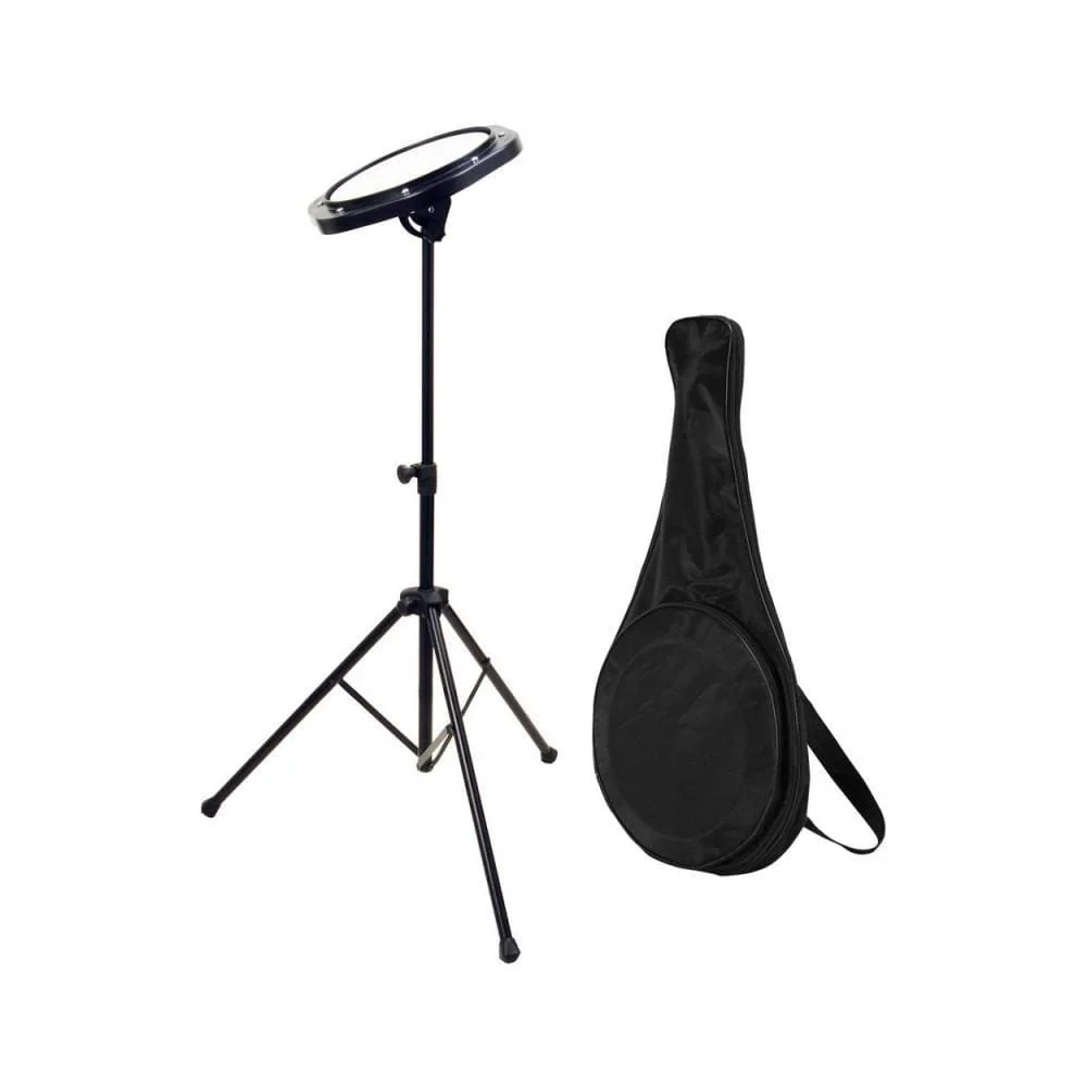 Onstage DFP5500 Drum Practice Pad With Stand And Bag