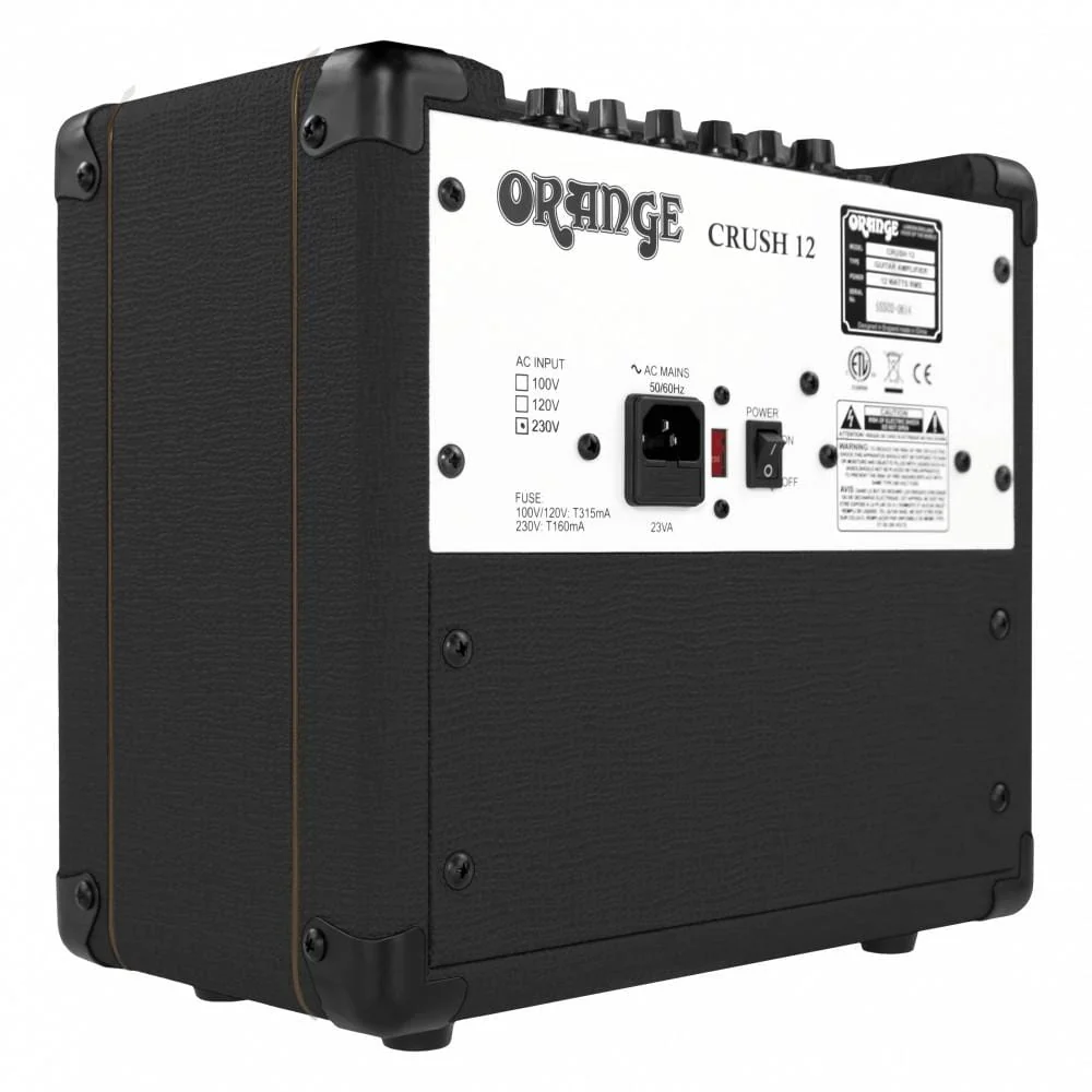 Orange Crush 12 12w Single Channel Solid State Combo Guitar Amplifier - Image 11