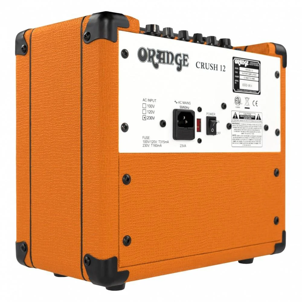 Orange Crush 12 12w Single Channel Solid State Combo Guitar Amplifier - Image 4