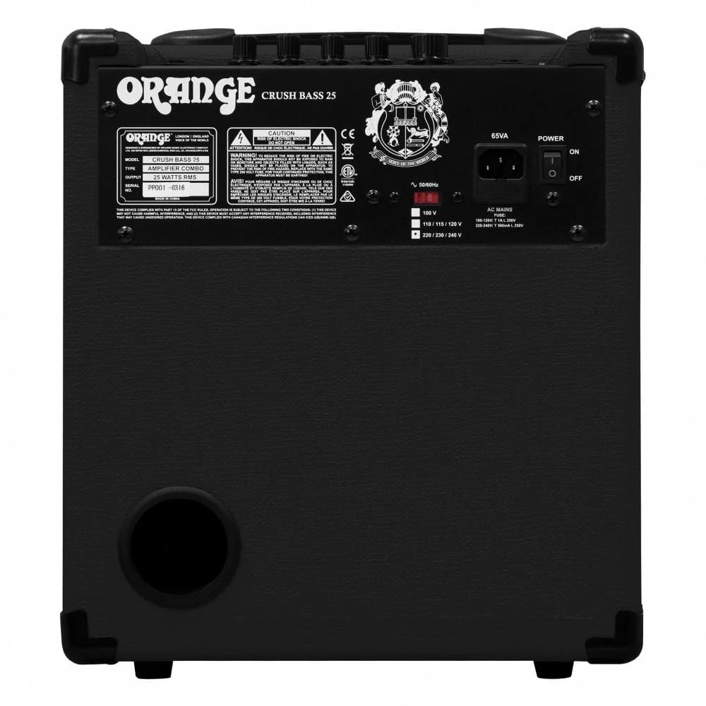 Orange Crush Bass 25 Bass Guitar Amplifier - Image 5