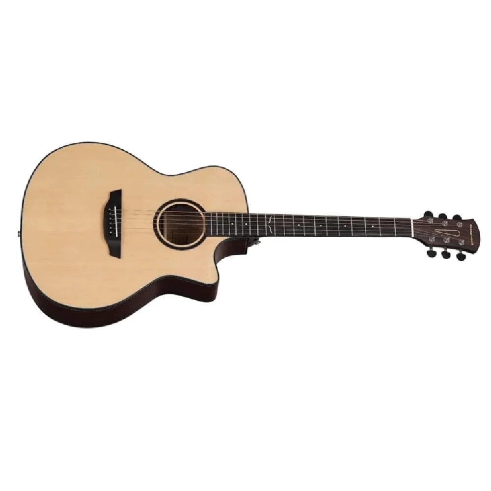 Orangewood Morgan Grand Auditorium Cutaway Fishman Sonitone Electronics Solid Spruce Top Acoustic Guitar - Image 3