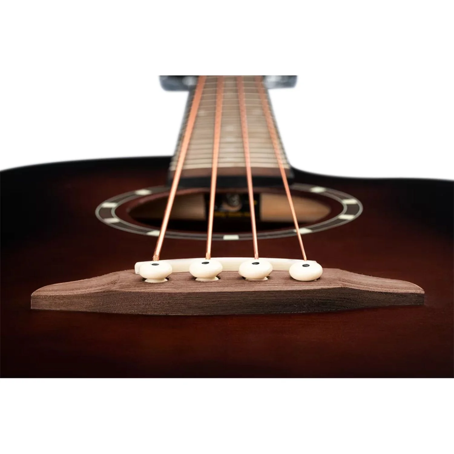 Ortega D7CE-BFT-4 Acoustic Bass Deep Series 7 Classical Bass Guitar - Image 11