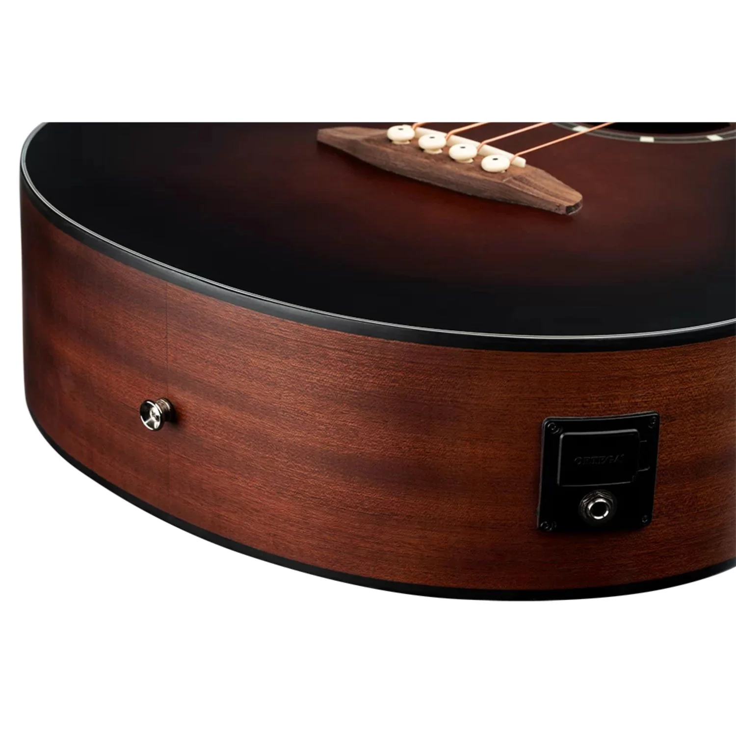 Ortega D7CE-BFT-4 Acoustic Bass Deep Series 7 Classical Bass Guitar - Image 12
