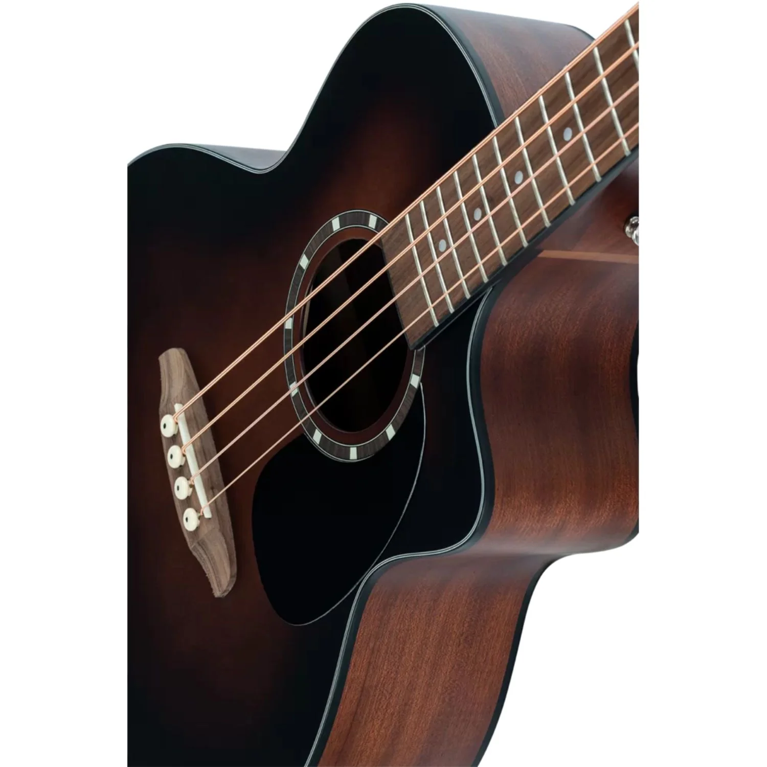 Ortega D7CE-BFT-4 Acoustic Bass Deep Series 7 Classical Bass Guitar - Image 13