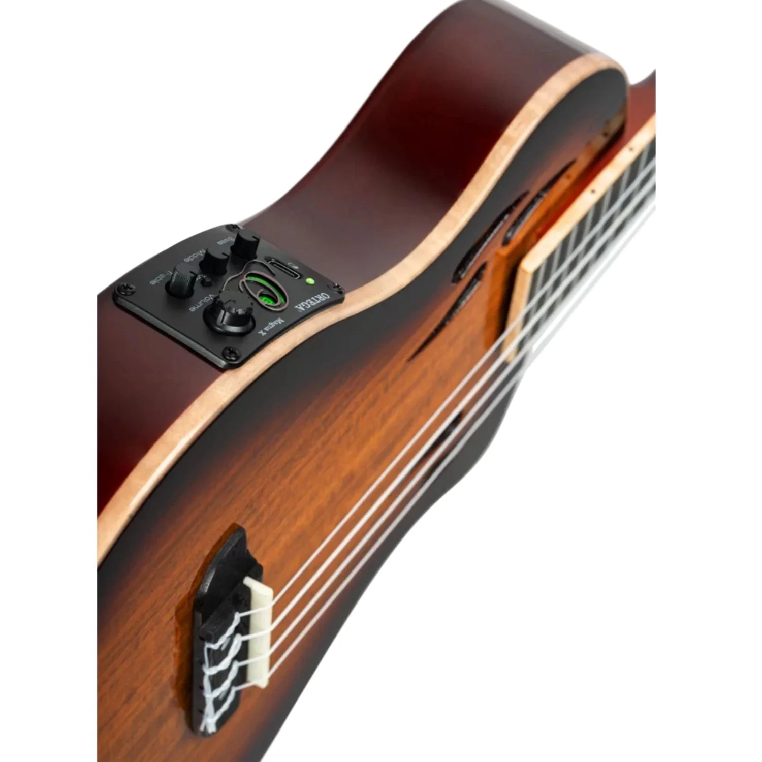 Ortega RTPX-U-ACA TourPlay Series Tenor Ukulele with Bag - Image 6