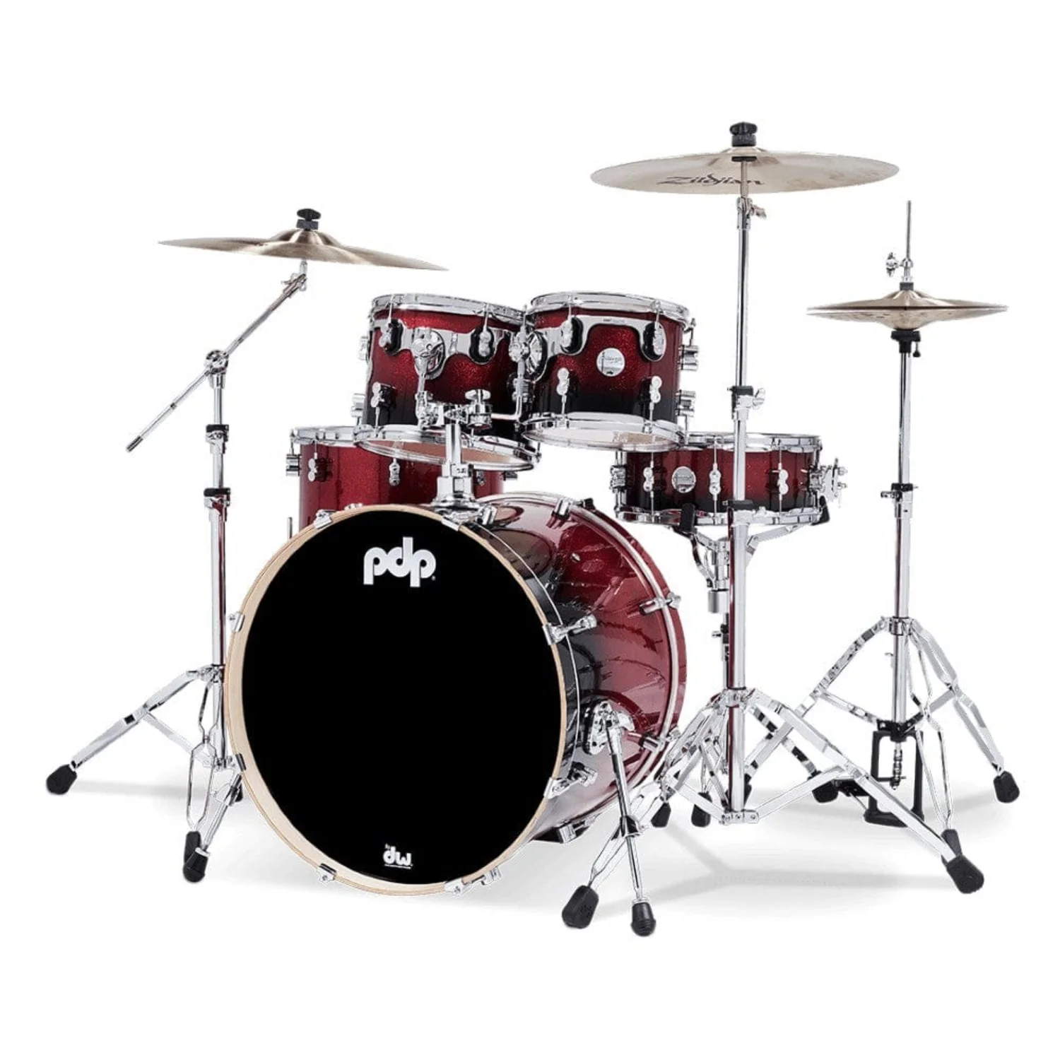 Pacific Drums And Percussion PDCM2215 5 Piece Concept Maple Series Acoustic Drumkit - Image 5
