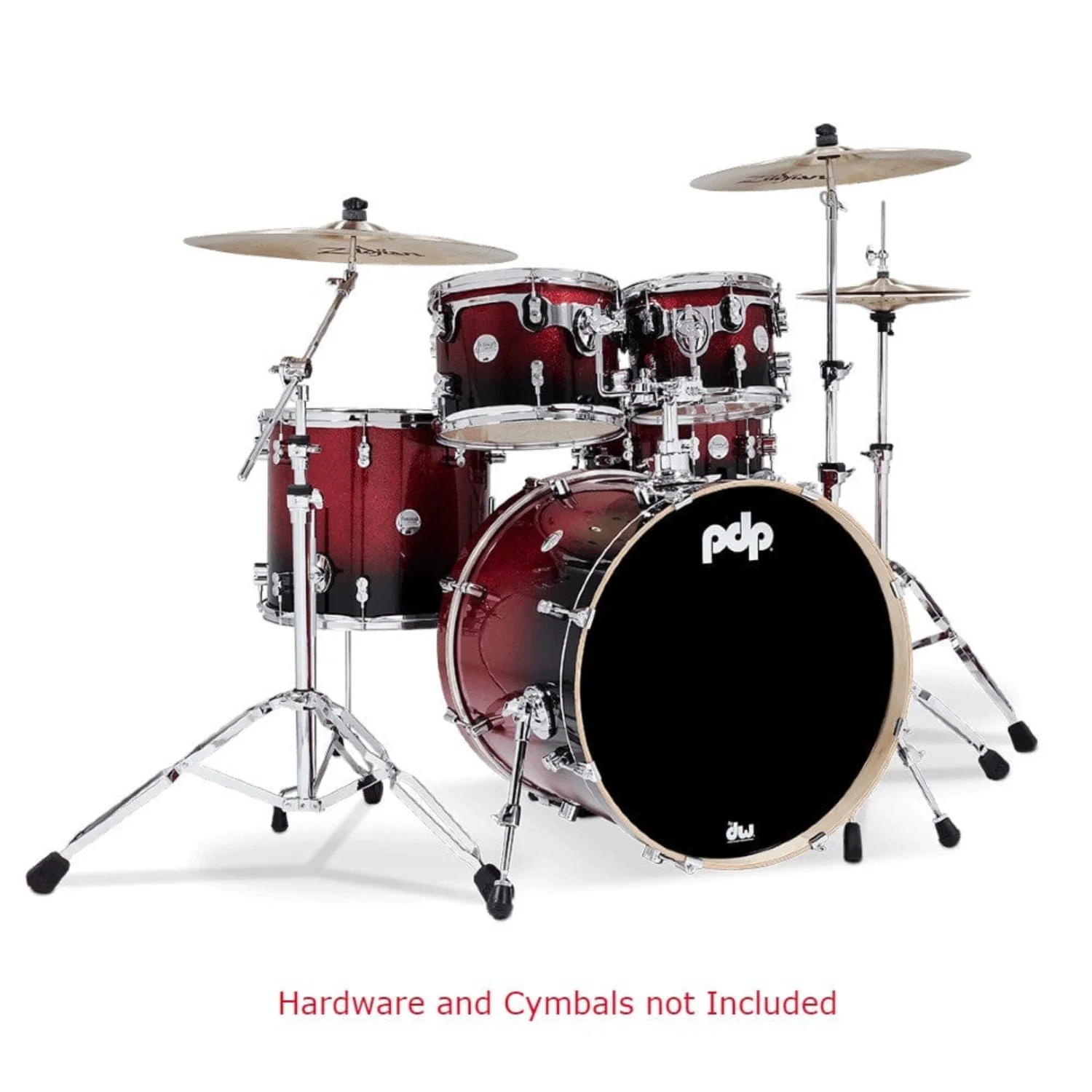 Pacific Drums And Percussion PDCM2215 5 Piece Concept Maple Series Acoustic Drumkit - Image 7