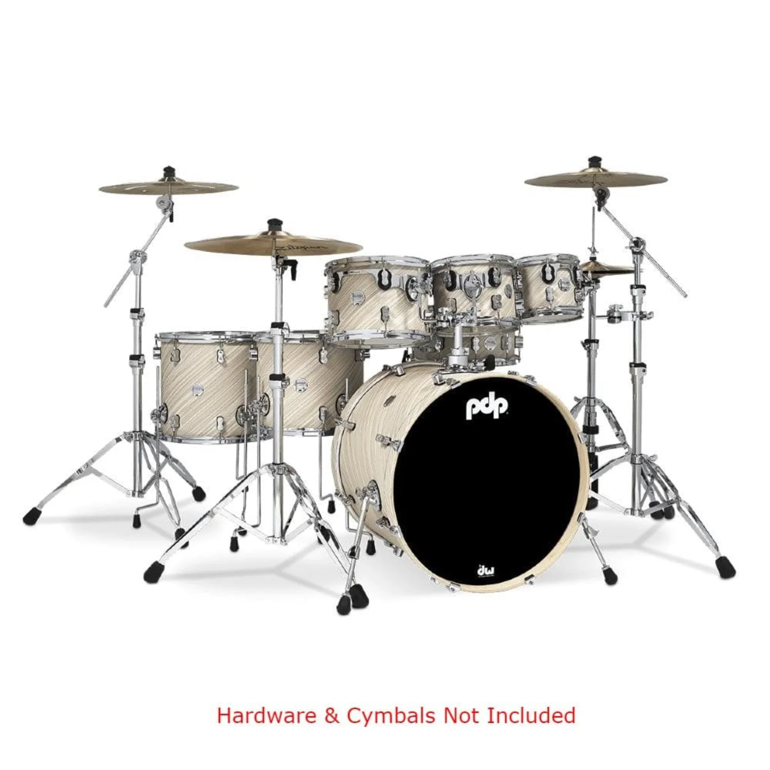 Pacific Drums And Percussion PDCM2217 7 Piece Concept Maple Acoustic Drumkit - Image 12