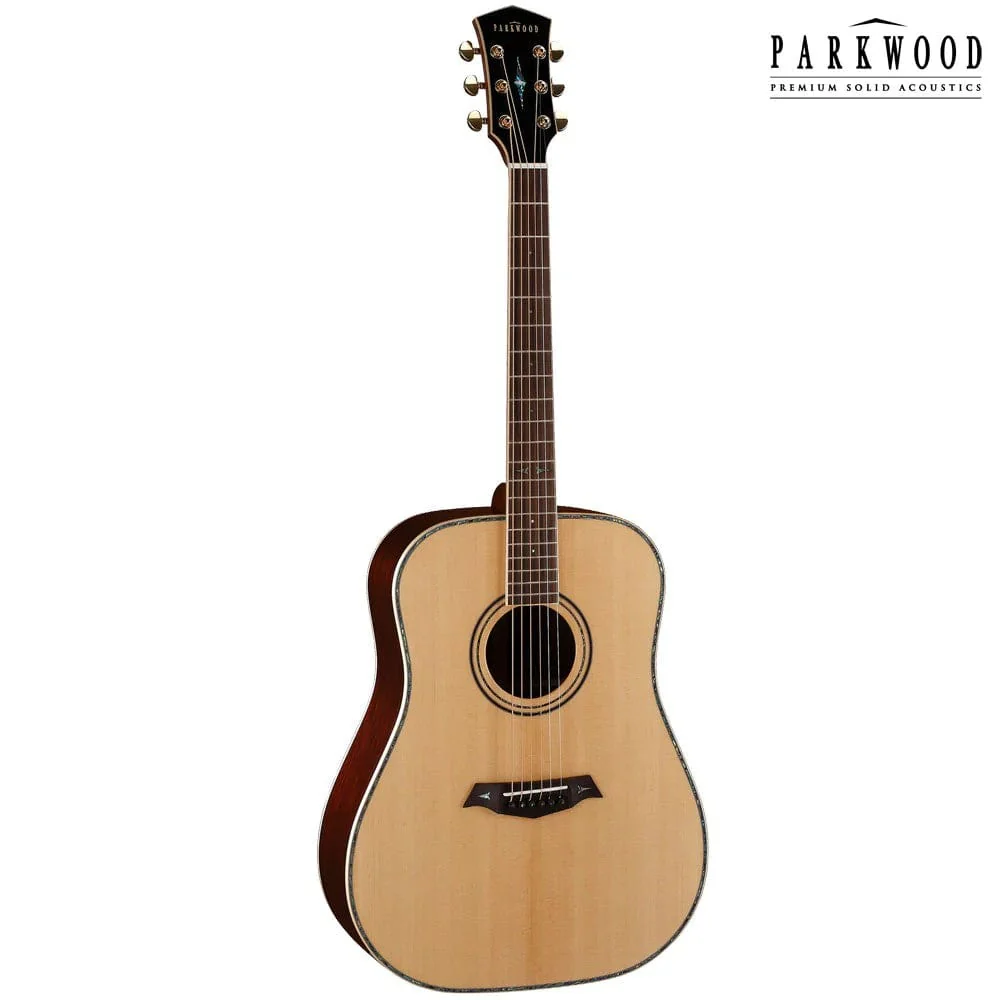 Parkwood P810ADK Dreadnought Acoustic Guitar with Case - Image 2