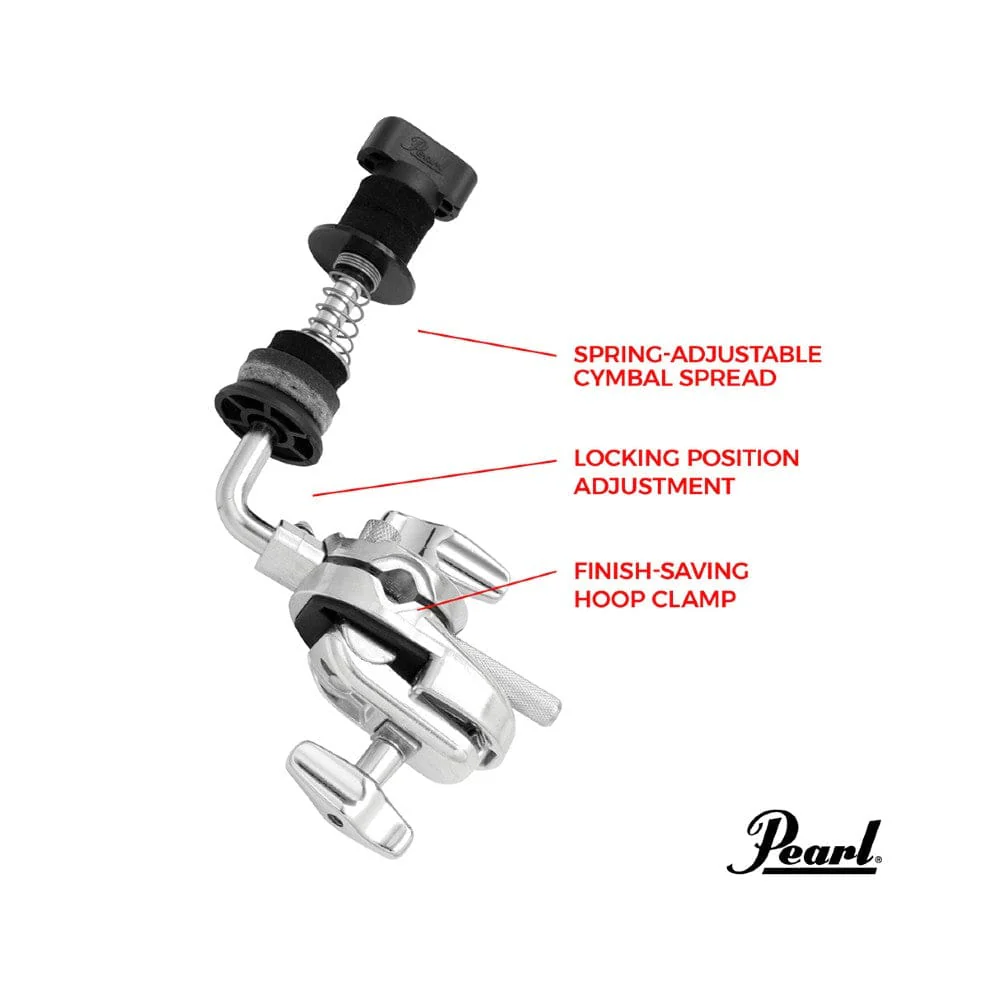 Pearl CLA-130 Mini Closed Hi-Hat Holder Bass Drum Hoop Mount - Image 5