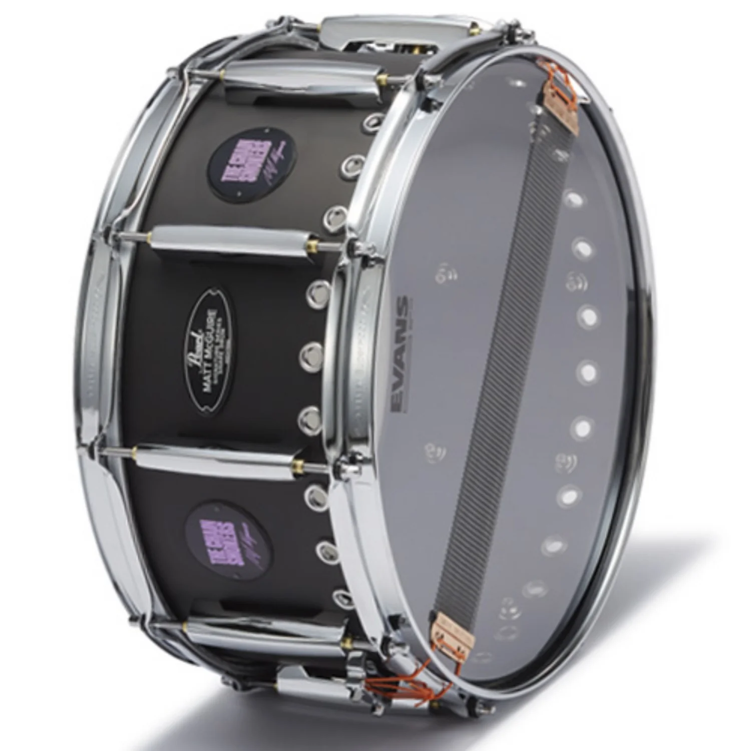 Pearl MM1465S/C 14" x 6.5" Matt McGuire Model Signature Snare Drum - Image 6