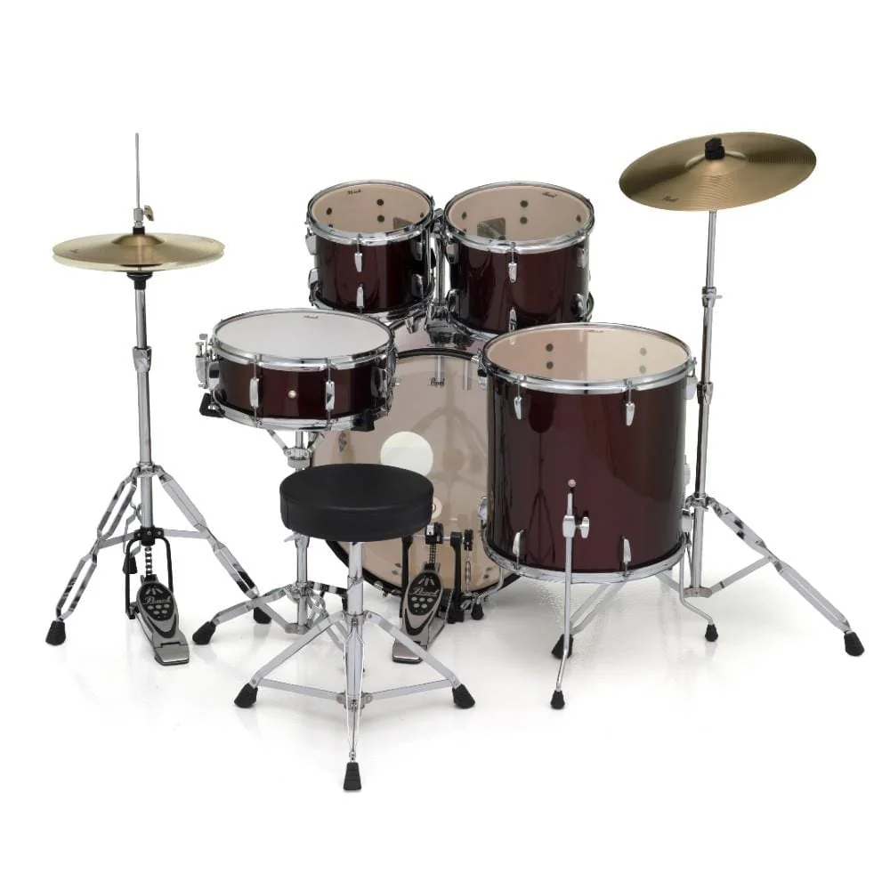 Pearl Roadshow 5 Piece Drumset with Stands and Cymbals - Image 7