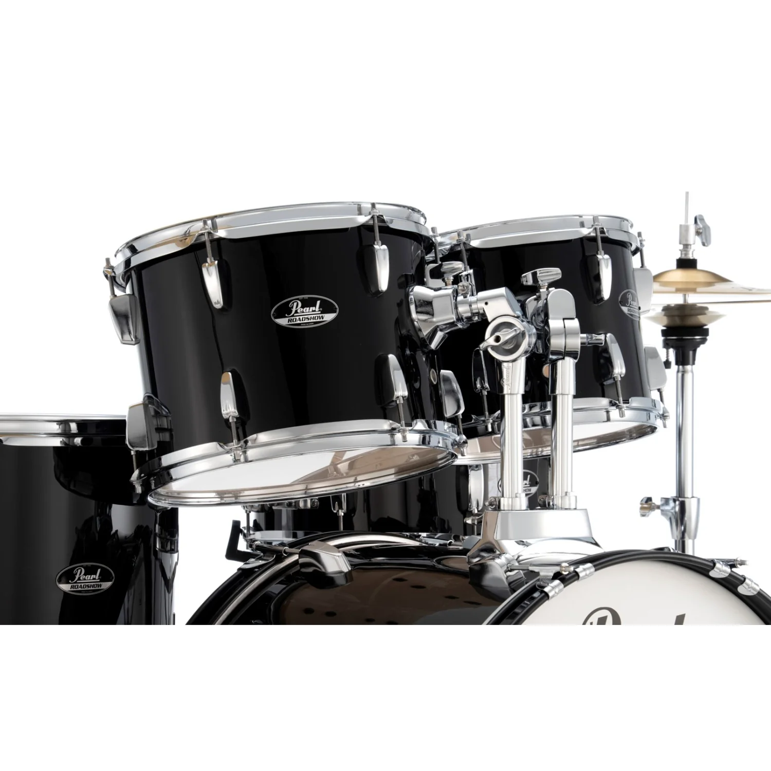 Pearl RS505C/C 5Pcs Roadshow Acoustic Drum Set with Stands & Cymbals - Image 2