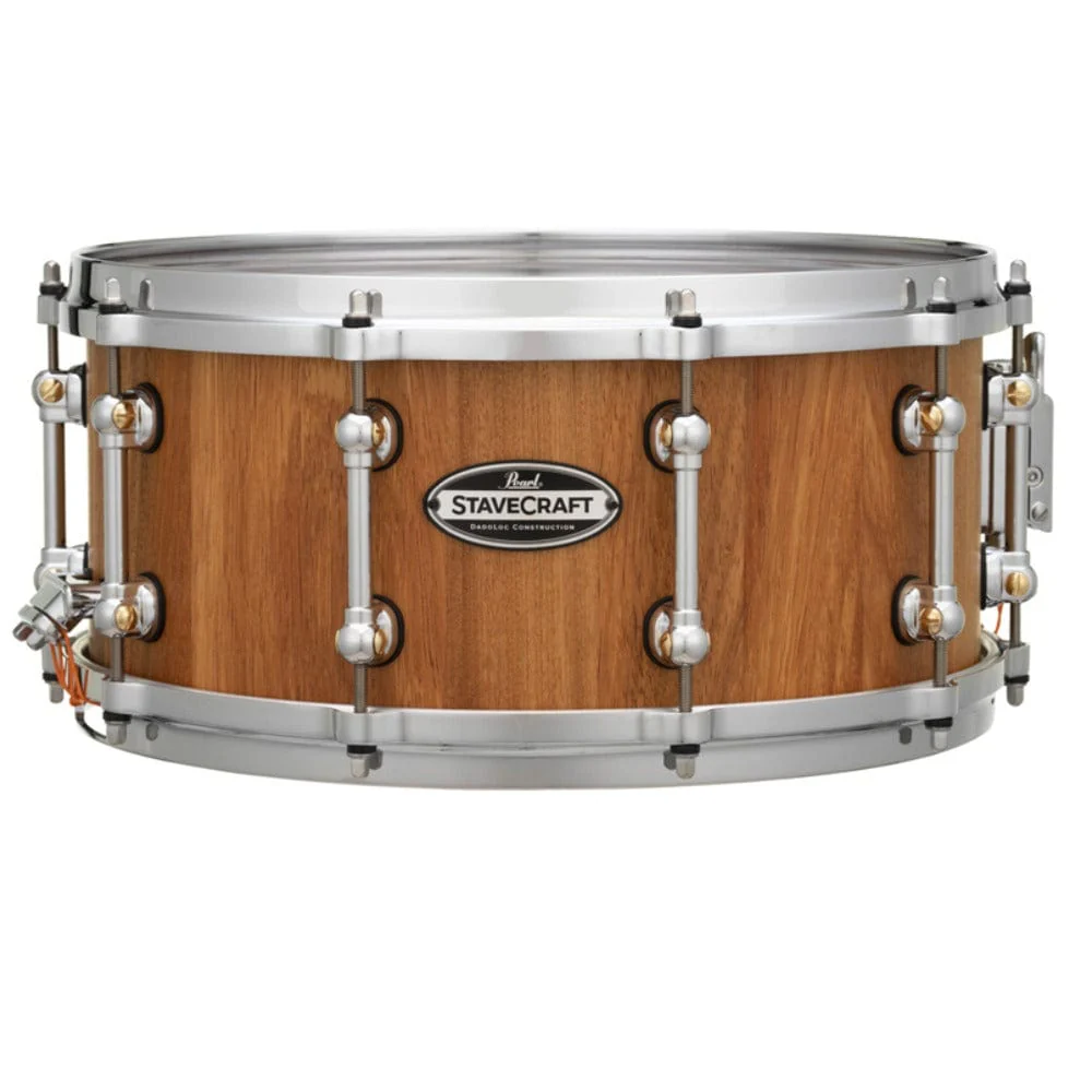 Pearl SCD1465MK 14" x 6.5" StaveCraft Makha Snare Drum - Image 3