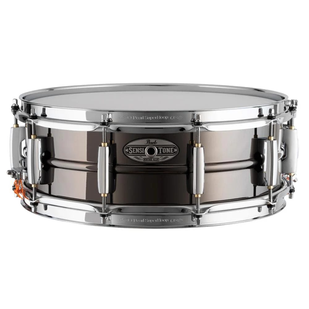 Pearl Sensitone Heritage Alloy Black Nickel Over Brass Shell Snare Drum