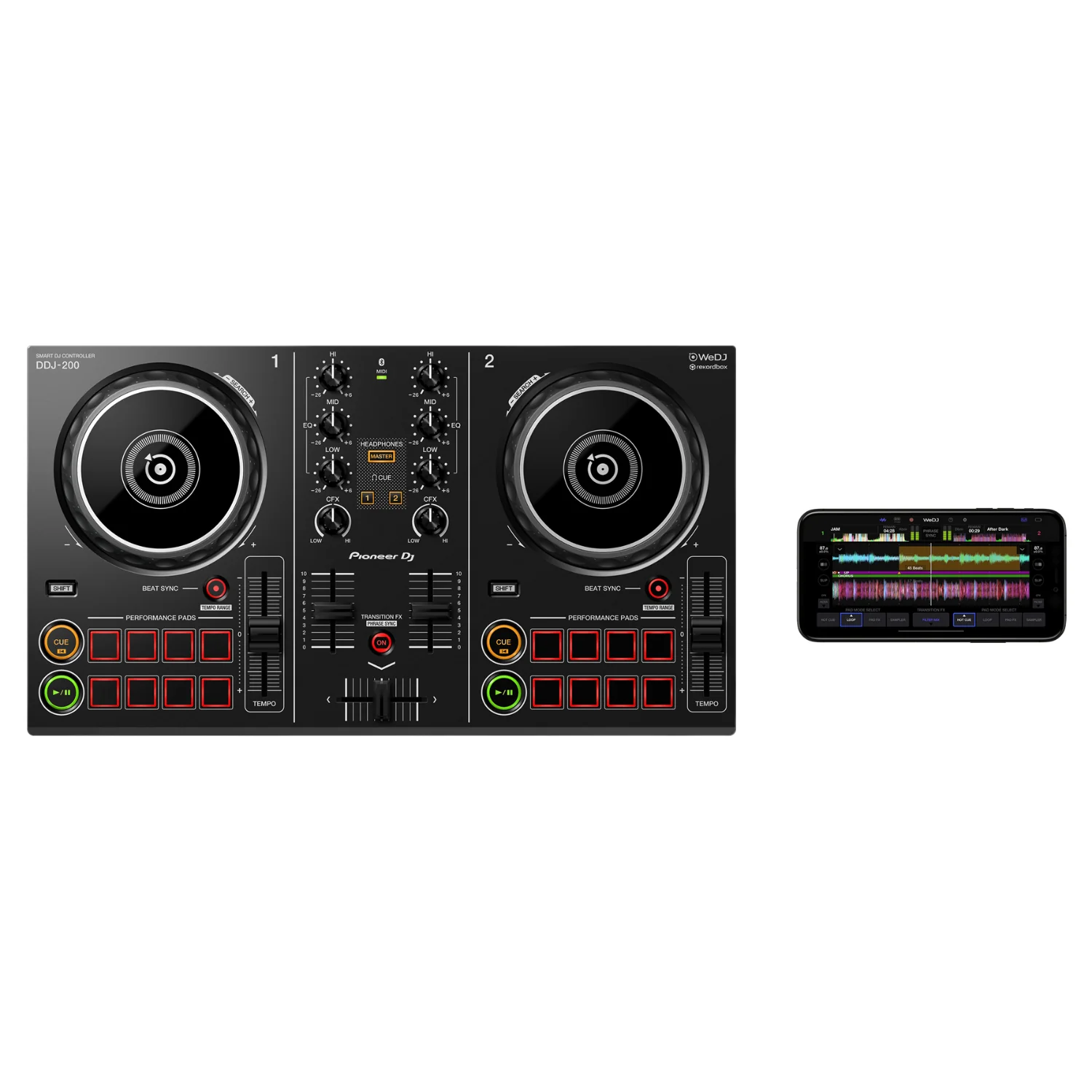 Pioneer DDJ200 DJing Smart DJ Controller - Image 4