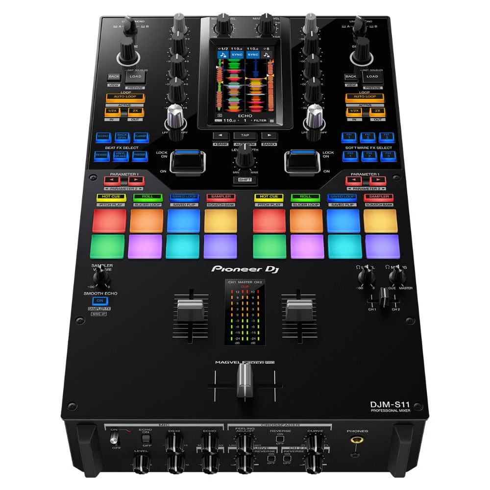 Pioneer DJM-S11 Professional Scratch Style 2 Channel DJ Mixer - Image 3