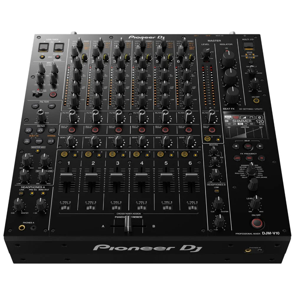Pioneer DJMV10 Creative Style 6-Channel Professional DJ Mixer - Image 4