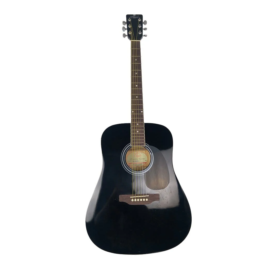 Pluto HW41-201P Jumbo Electro Acoustic Guitar With 3 Band EQ - Black